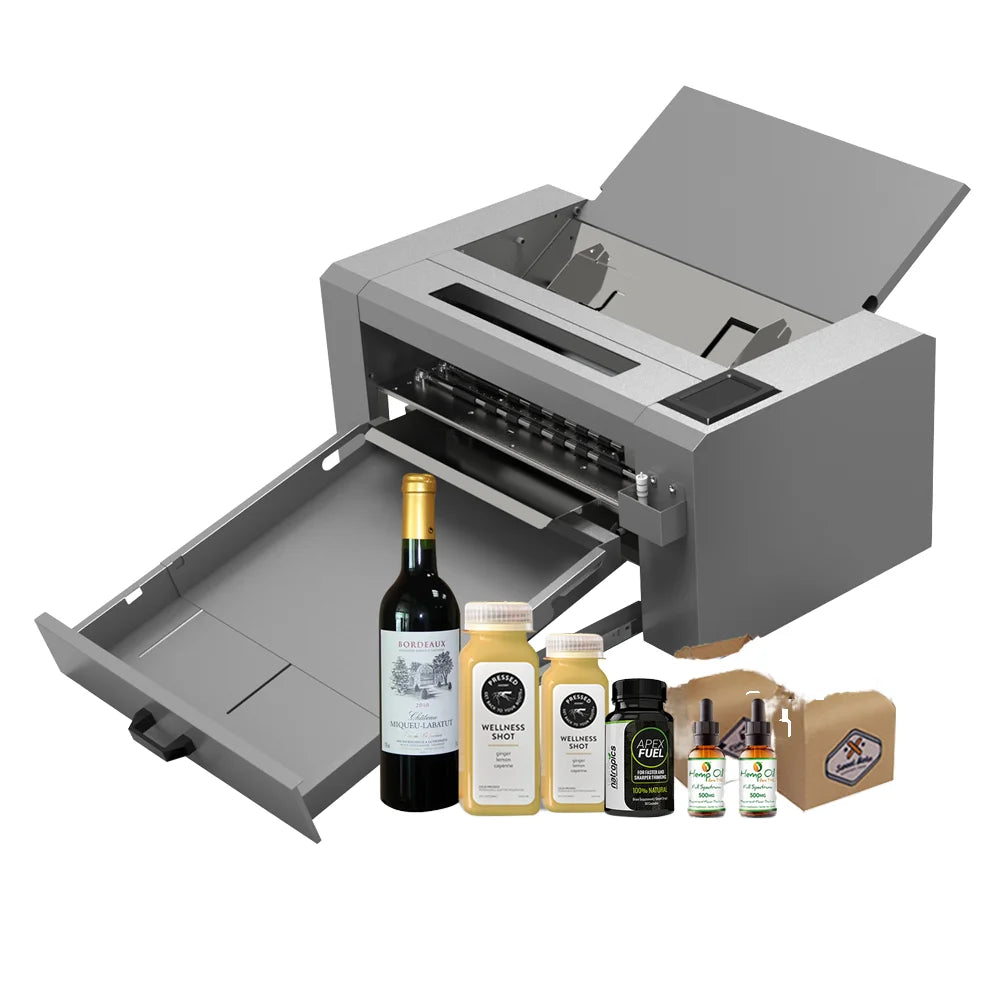Stepper Motor A3 Label Die Cutting Machine Double Heads Servo Motor Automatic Feeding Label Cutting Machine for A3 A4 Box Making