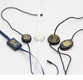 Custom Waterproof Hang Tag Rope Fastener 3D Embossed Name Logo Plastic Hang Tag String Seal Tag