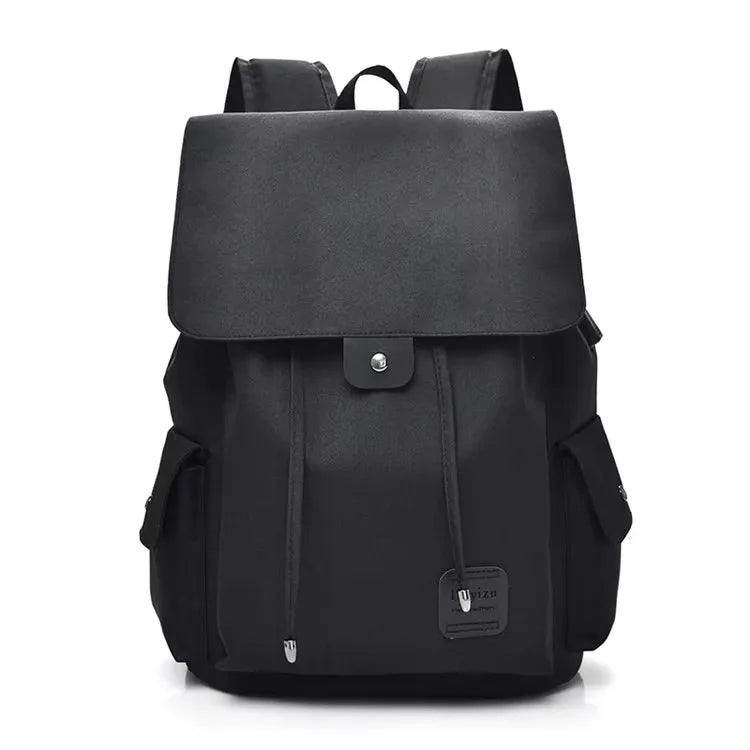 Promotional Large Multi Pocket logo Usb 17 Inch Computer Durable Canvas Backpack for Men