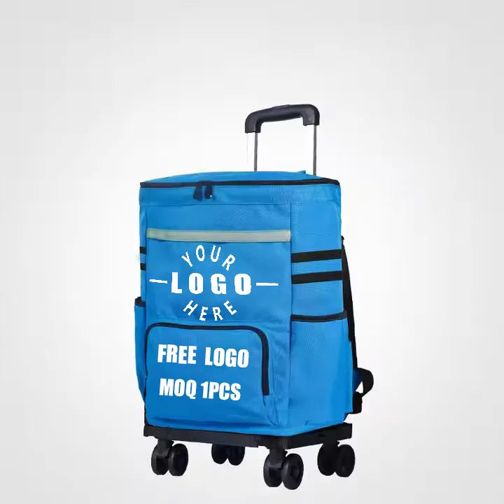 Housekeeping Kit Waterproof Storage Case Clean Large Capacity Backpack Tool Bag With Wheels