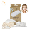 Chemical Free 8cm 3layers Soft Bamboo Makeup Remover Pads Laundry Bag Set Bamboo Cotton Rounds Reusable