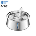 4L Large Capacity Automatic Cycle Replaceable Filtration Intelligent Ultra-Quiet Pump Stainless Steel Water Dispenser for Dogs