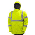 Excellent Quality Outdoor PVC Polyester 100% Waterproof Windproof Fluorescent Green 0.19mm Thick Men's Raincoat