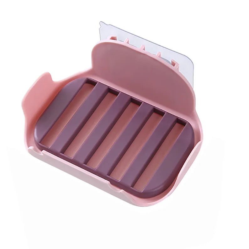 Wall Mounted Soap Dish Rack Bathroom Soap Container Soap Bar Holder