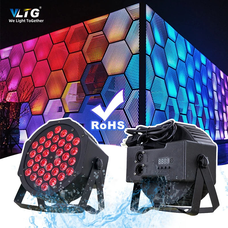 3in1 Led Wall Wash Dmx Rgbw Par Light 36 Led Strobe 60W 36pcs 36*1.5W 90 80 Professional Stage Performance Lighting Equipment