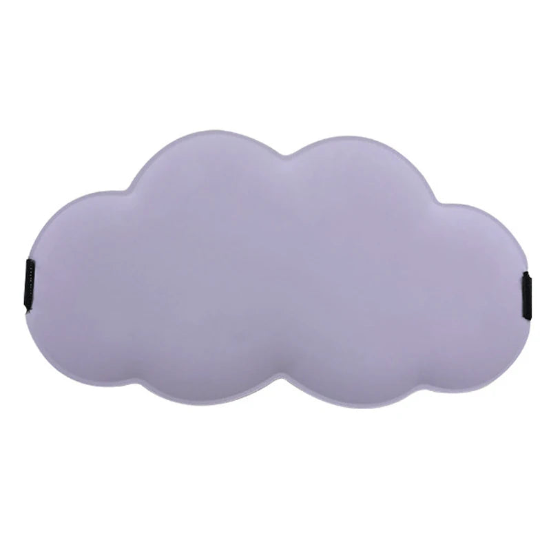 Custom Logo 3d Fully Blackout Soft Sleeping Eye Mask Breathable Polyester Eye Masks Sleep New Clouds Shape Eye Cover for Travel