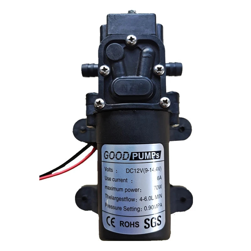 Professional Self Priming Water Pump Diaphragm 5 Inch Dc Water Pump 12v for Cooling MegaBDM