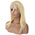 24 Inch 13*4 Lace Frontal Wig 100% Unprocessed Human Hair Glue Less Blonde Wig