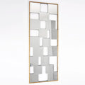 94.5*35.5*1.5cm Newest Design  Large Luxury Decorative Wall Mirrors Home Rectangle Burlywood Wall Mirror