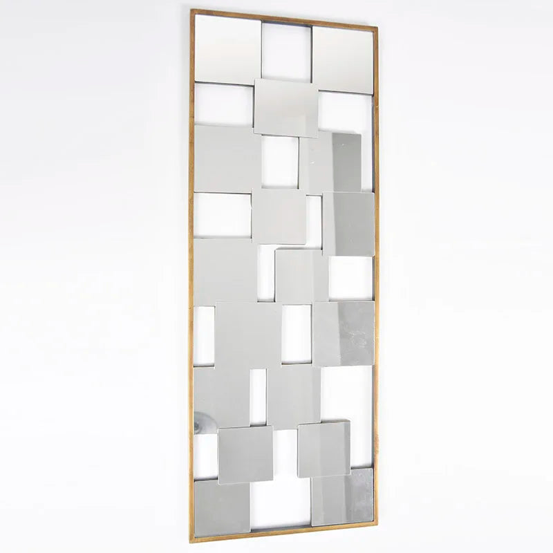 94.5*35.5*1.5cm Newest Design  Large Luxury Decorative Wall Mirrors Home Rectangle Burlywood Wall Mirror