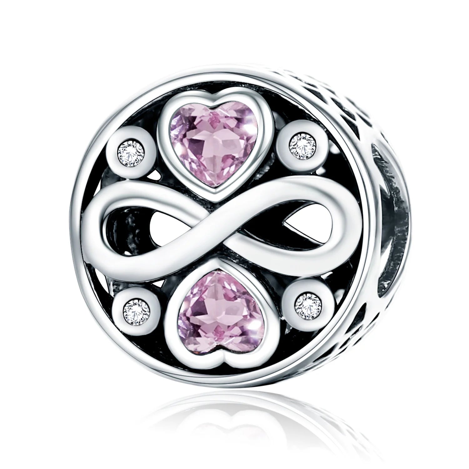 Hot Sale 925 Sterling Silver Our Forever Love Beads Fit Original Charm Bracelet DIY Women Jewelry Lover Gift SCC240