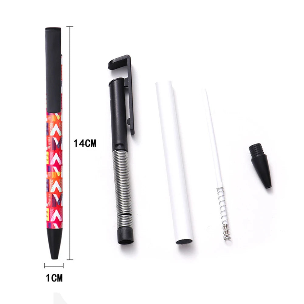 Free 50pcs DIY Thermal Transfer Sublimation Metal Ballpoint Pens Shrink Wraps Custom Logo BP-011 Guangdong Welcome Gifts Ming