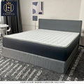 Fuenistyle Luxury Modern Compression King-Size Sofa Bed Frame High Density Foam Mattress Customizable Bedroom Up-Holstered Beds