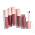 Make Your Own Brand Round Lip Gloss Tube Custom Liquid Lipstick Waterproof Nude Lipstick