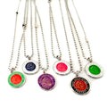Saint Christopher Religious Medallion Necklace St Christopher Medal Pendant Back Side Ice Skating Necklace