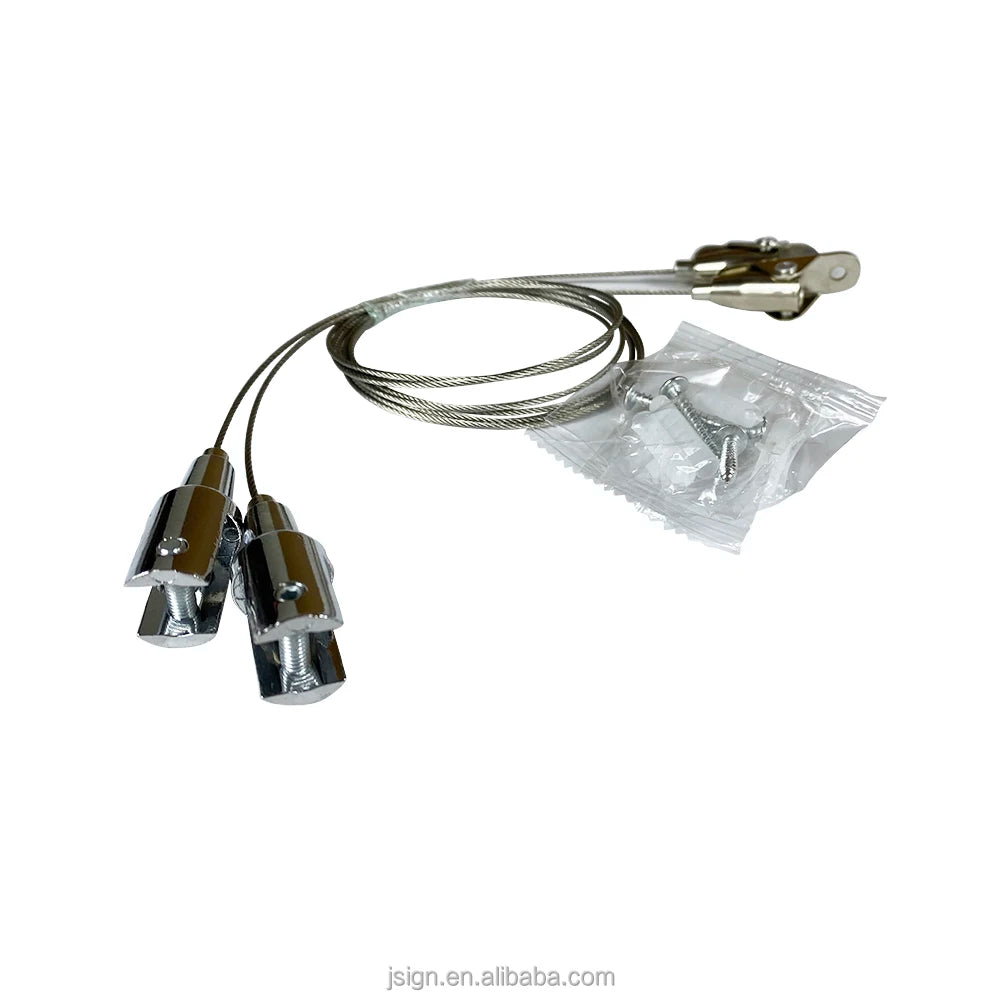 LED Lighting Lanyard Panel Light Lanyard Billboard Signage Hanging Line Adjustable Wire Lanyard