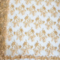 HY0673 Top Handmade Pearls Gold Lace Trim Applique Wedding Lace Fabric Embroidery for Nigerian Party