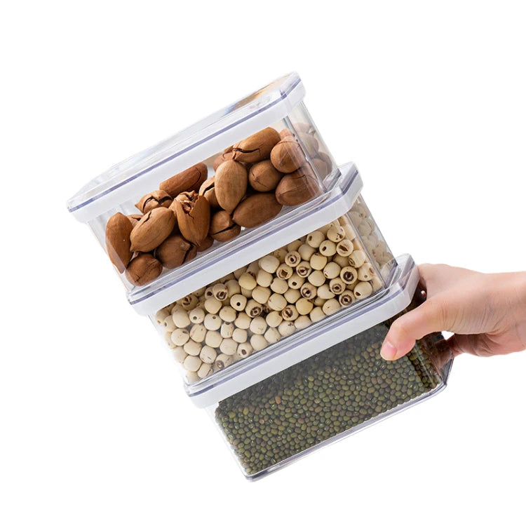 Perfect Quality Minimalist Food Storage Container Refrigerator 2300ml Fresh Storage Box Lid Plastic Stackable Airtight Giveaways