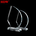 Factory Wholesale Blank Glass Crystal Plaque Trophy Award Custom Clear Crystal Trophies Medals Plaques
