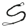 Wholesale Customization Heavy Duty Retractable Tool Tethering Coiled Safety Lanyard Crimp Swivel Carabiner for Tool Lanyard