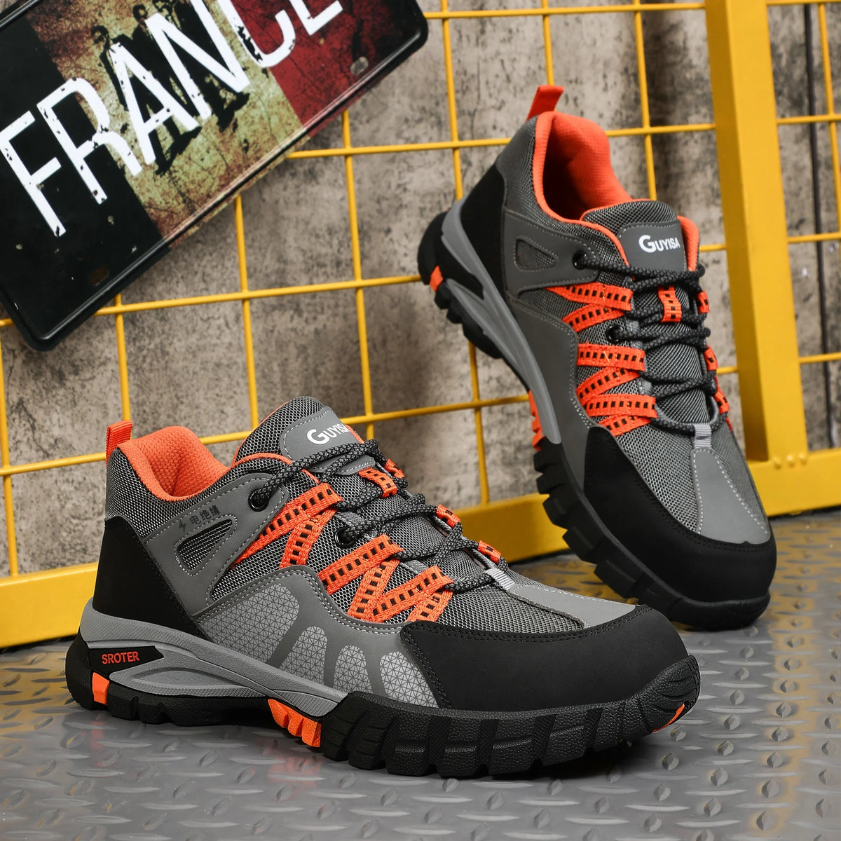 Guyisa Insulated 10KV Safety Shoes Waterproof Safety Shoes for Outdoor Work