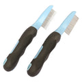 Factory Wholesale Two Types Blister Card Packaging Cat Needle Comb Dog Pet Grooming Flea Comb