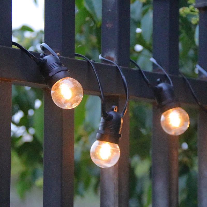 2024 New Product Festoon Light Be Well Received Courtyard Outdoor Activities Corridor Led String Lights