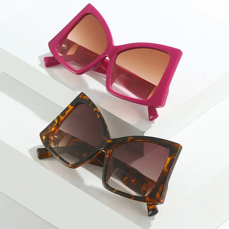 2023 Irregular Large Frame Bow Glasses Luxury Designer Custom Y2k Sunglasses 2022 Women Uv 400 Brown Lens Fashion Sunglasses