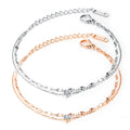 Hot Selling Cute Zircon Bracelet for Lady High Quality 18K Gold Plated Stainless Steel Jewelry Fashion Bracelet