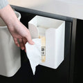 Multifunctional Kitchen Office Toilet Tissue Box Wall-mounted Tissue Holder Creative Simple Plastic Seamless Paper Box