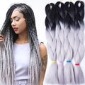 Synthetic Yaki Ombre Braiding Hair Attachment for Braids Jumbo Crochet Synthetic Jumbo Hair Braids
