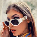 2022 Newest Designer Small Square Woman Sunglass Customized Shades Fashion Luxury UV400 Irregular Small Frame Men Sunglasses