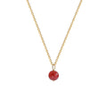 Card Display Birthday Gift Natural Carnelian Pendant Necklace Gemstone Carnelian Crystal Necklace