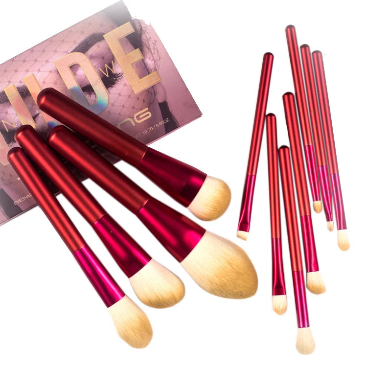 Makeup and Sponge Cosmetic Customized Fabricantes De Brochas Para Maquillaje Make up Brushes With Case