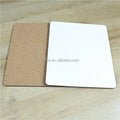 MDFSUB DIY Printing 4mm Thick Eco-Friendly Modern Sublimation Wooden Placemat 20x28cm Rectangle White Blank Cork Back