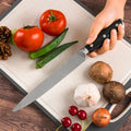 8 Inch 3Cr13 Stainless Steel Kitchen Slicing Knife with Ergonomic Pakka Wood Handle Eco-Friendly Gift Box