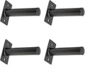 Wall Mount Tube Power Cage Weight Plate Storage Rack Attachment Metal Pin Bracket