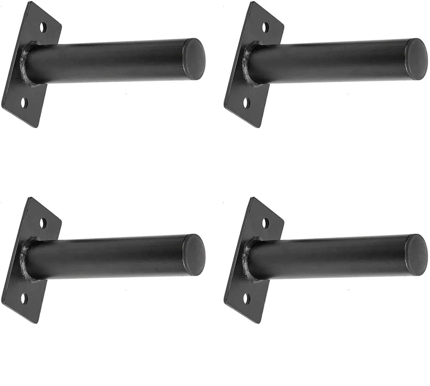 Wall Mount Tube Power Cage Weight Plate Storage Rack Attachment Metal Pin Bracket