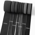 Custom Many Sizes Anti Slip Rubber Elastic Band Non Slip Webbing Strap for Durable Bags Garment Clothing Factory Product