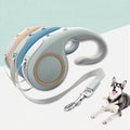 Portable 360Â° Tangle Free Fluorescent Design Pet Rope Anti-slip Grip Durable Nylon Retractable Dog Leash