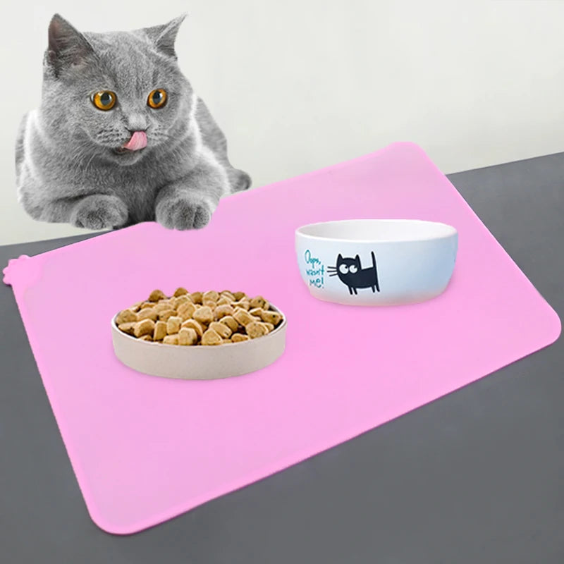 1169 Cat Feet Shape Silicone Placemat Cake Mold Light Weight Mat Non-slip Mat