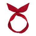 Wire Headbands Knotted Bows Cute Fashion Plain Twisted Hair Bands Ribbon Girls Hair Scarf Accessories Solid Colors