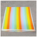 YX2157 New Trends 100D Colorful Moss Crepe Pearl Chiffon Fabric for Dress Polyester Ombre Rainbow Chiffon Print Fabric