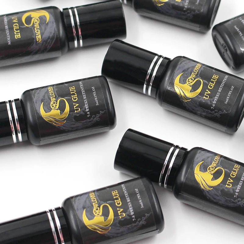 Private Label Long Lasting Fast Dry UV Lash Glue Adhesive Eyelash Extension Glue UV Eyelash Glue