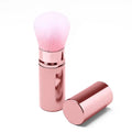 UUYP Luxury Retractable Makeup Brushes Powder and Blush Beauty Products with Cover for Women Handle Face Make-Up Tools