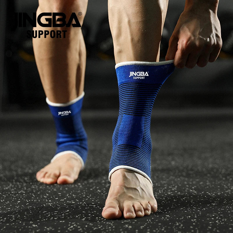 JINGBA 1 Pair Breathable Nylon Ankle Brace for Sprained Ankle Orthopedic Sports Gym Support Elastic Band  Ankle Brace Wrap