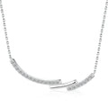 Custom Design 925 Sterling Silver Zirconia Pendant Necklace OEM Manufacturer