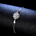 Moissanite Bracelets 6.5mm 1ct Moissanite Gemstone S925 Sterling Silver Bracelets with GRA Certificate