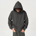 QUICKSHOW Custom 365 GSM Fleece Hoodie Design Oversized Men Blank Streetwear Batwing Sleeve Black Custom Hoodies Men