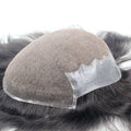 N6 Brazilian Remy Hair Toupee with French Lace Closure Hot Sale PU Sides Toupee